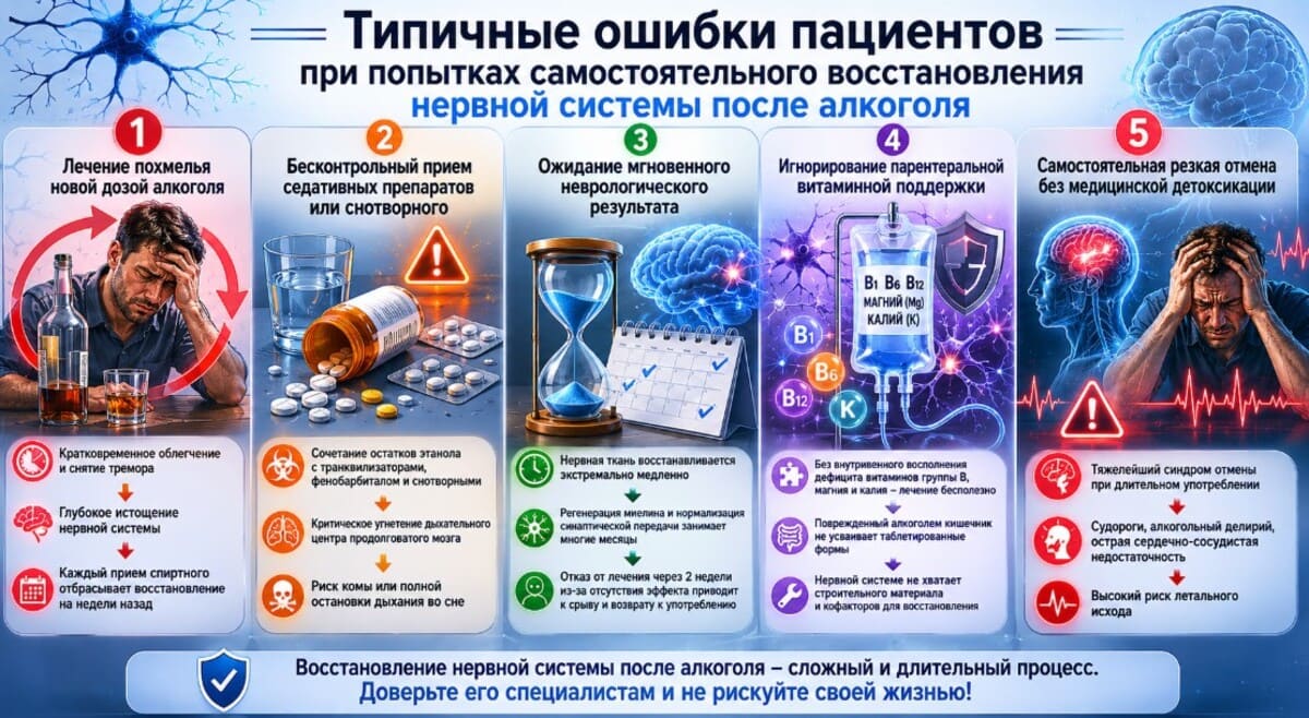 Как алкоголь влияет на нервную систему