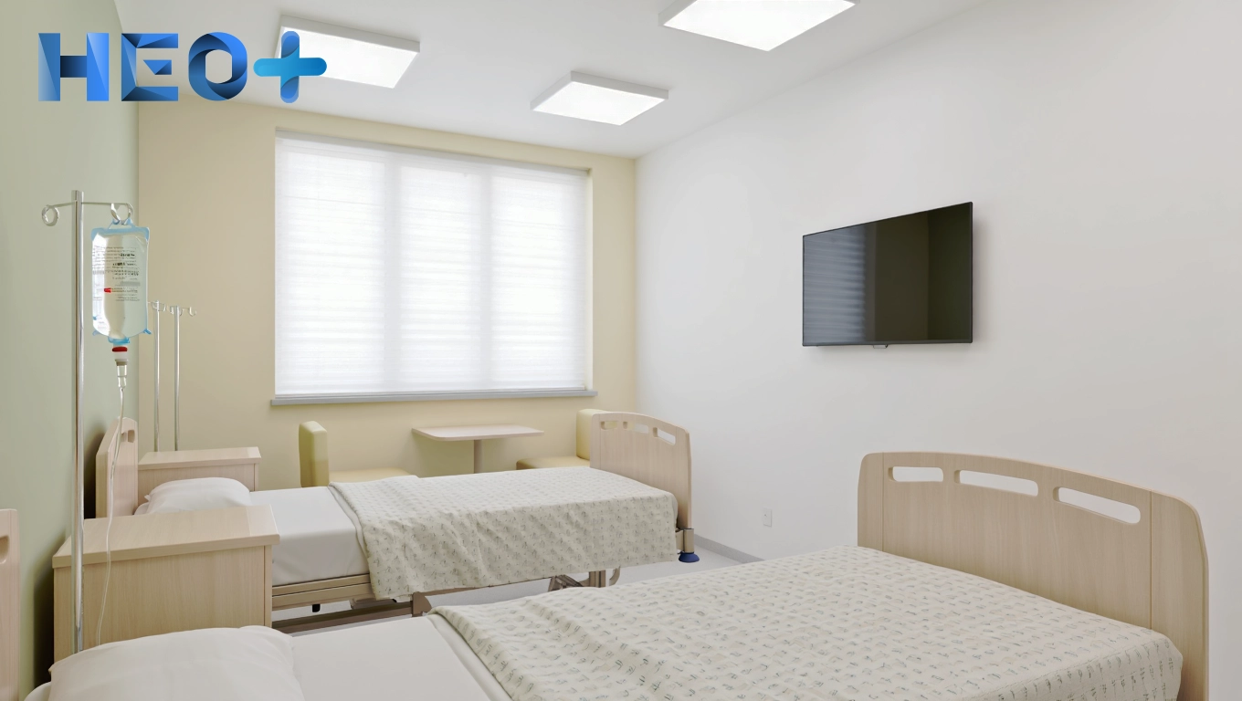 интерьер палаты в реабилитационном центре
