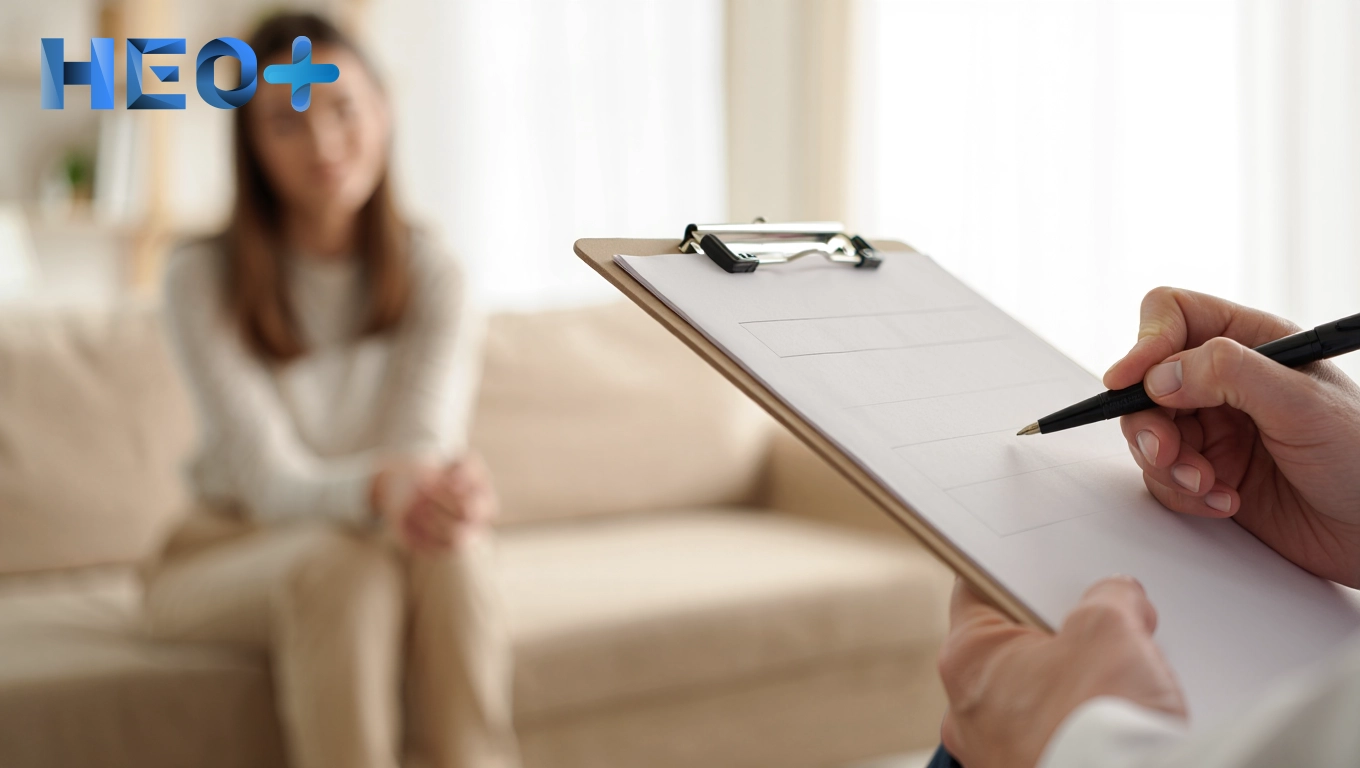 Приём у психотерапевта